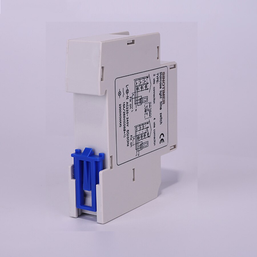 Temporizador de retardo de luz de escalera, TM-C20E, 20 minutos, relé DHC, contacto normalmente abierto, cronómetro con interruptor, mecánico