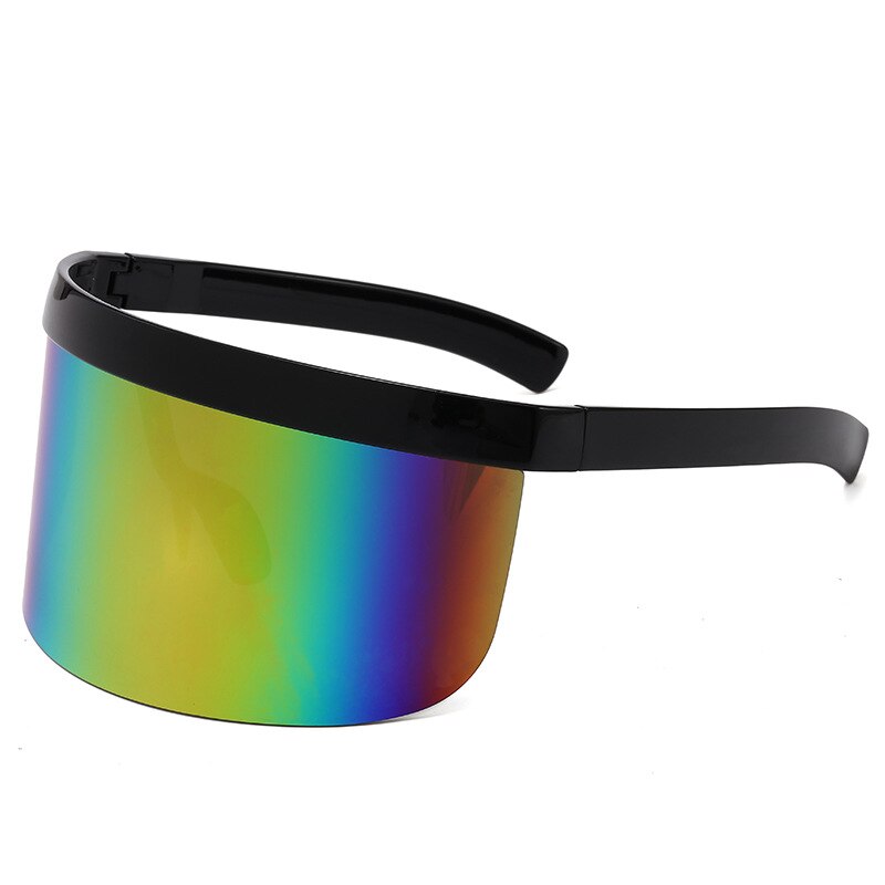 Sunglasses Women Men Goggle Sun Glasses Big Frame Shield Visor Men Windproof Glasses Motorcycle Goggles: B