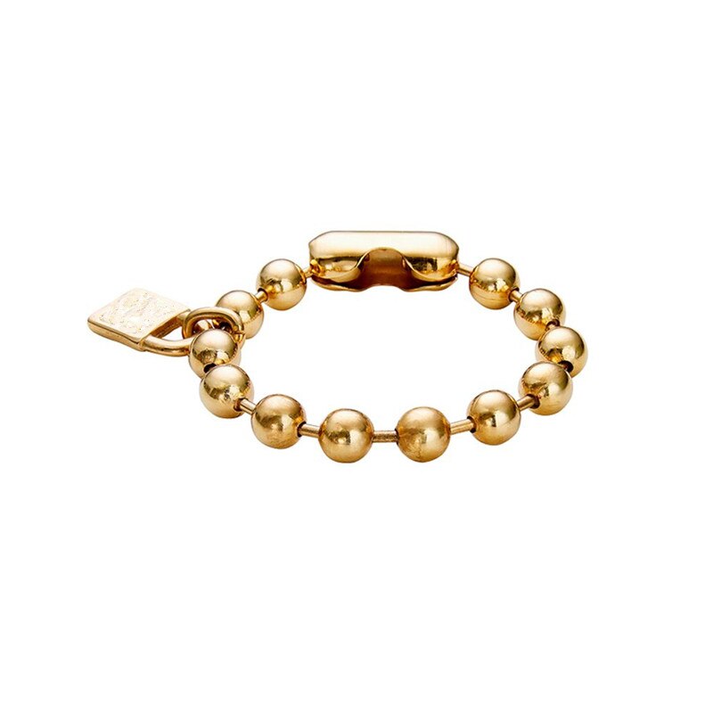 Gold Colour Unisex Bracelets Snowflake Lover Friendship Bracelet Fit UNODE50 Style Plated Jewelry Women Men Jewellery