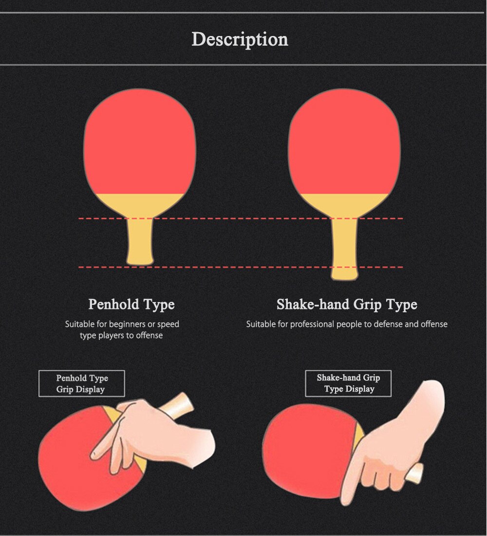 Boer Ebony Carbon Table Tennis Blade Table Tennis Racket Offensive Arc Ping Pong Blade