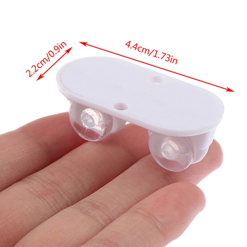 4pcs Special Storage Box Pulley Pot Plastic Shelf Adhesive Swivel Casters Universal Furniture Wheel Castor Directional Roller