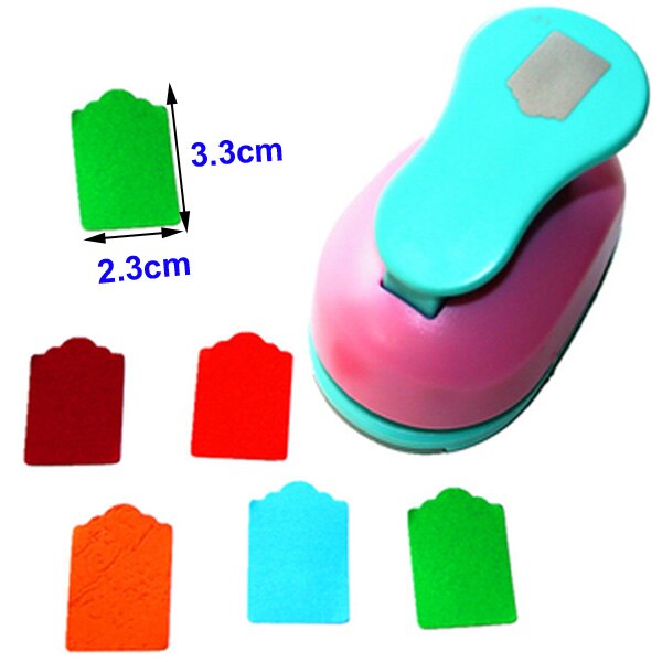 1.5 &quot;-3&quot; Hang Tag Diy Punch Craft Perforator Eva Foam Puncher Kids Scrapbook Paper Cutter Scrapbooking stoten Embossing Apparaat: 1pc 1.5inch Tag