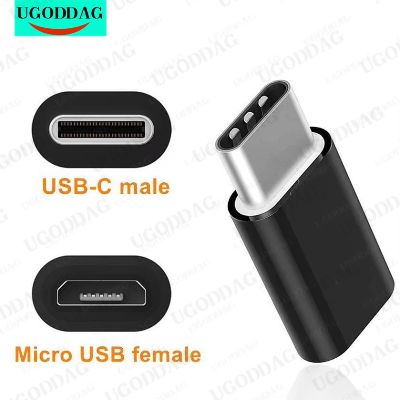 Conector Universal USB 3,1 tipo C a Micro USB convertidor macho a hembra Mini adaptador de datos USB-C portátil dispositivo tipo C Android