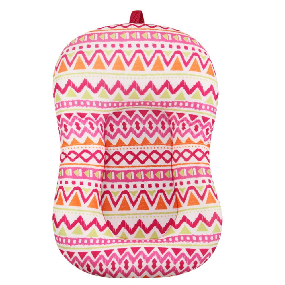 Baby Douche Bad Netto Pad Staande Type Drijvende Pasgeboren 0-2 Jaar Oude Benodigdheden Rack Accessoires Mat Bebe Bad set Kussen: 03