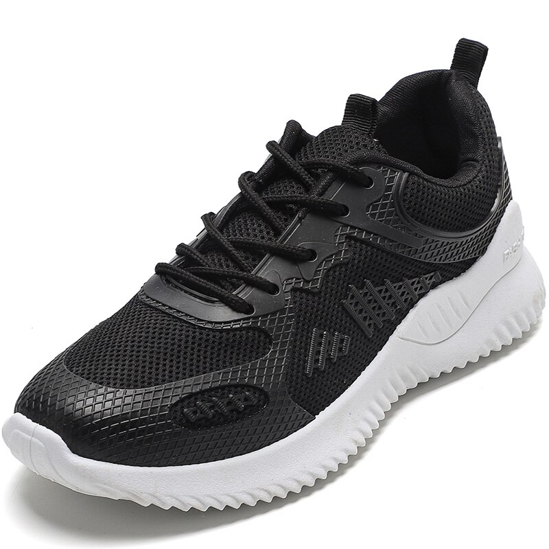 Billig lista tenis feminino sportskor vita kvinnor tennisskor kvinnliga atletiska sneakers joggingskor: Svart / 8