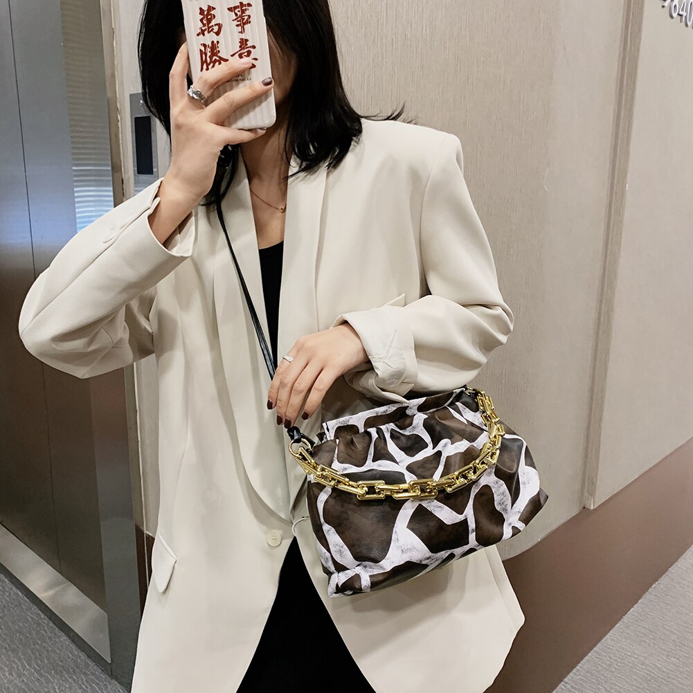 lässig Frauen Handtaschen Frauen Taschen Modische Schulter Bote Taschen Kuh aufbringen Damen Frauen