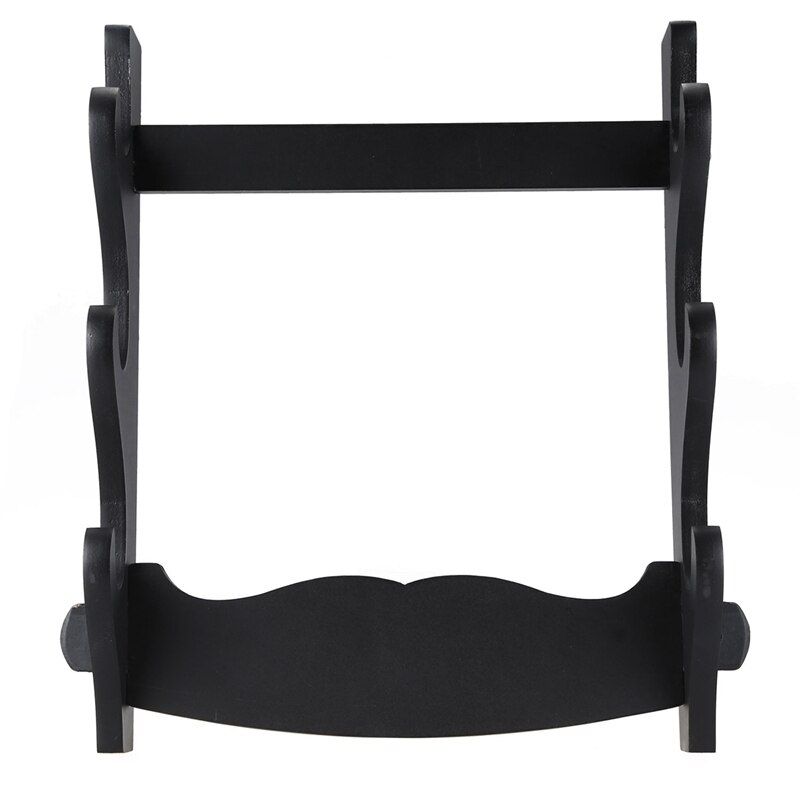 Soporte de pared de 3 niveles para espada samurái, soporte para Katana, estante de exhibición,