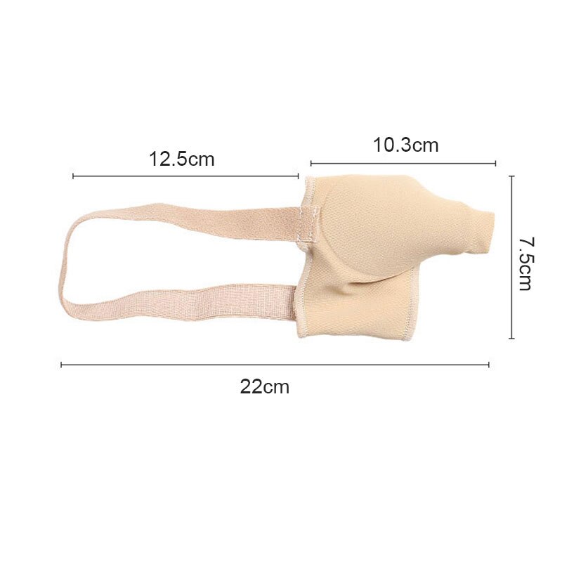 2 stk blød knyst pinky corrector lilletå ortopædisk skinne hallux valgus overlappende korrektion fodpleje pedicure værktøj: 2 stk. l størrelse