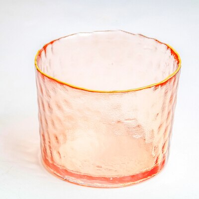 Japansk sake sæt blomme vin kop frugt vin gryde rav hammer mønster glas gryde guldkant glas whisky kop fødselsdag: Forgyldt vinvarmer