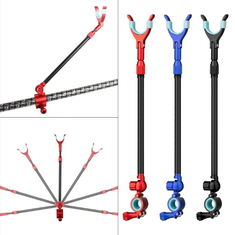 Upgraded Rod Holders for Fishing, Adjustable Alloy Fishing Ground Pole Holder, Fishing Rod Rack Stand, Fishing Holder