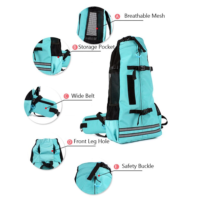 Sac de transport pour animaux de compagnie, sac à dos Durable et respirant pour petits et moyens chiens bouledogue français Shiba Inu, accessoires pour animaux de compagnie,
