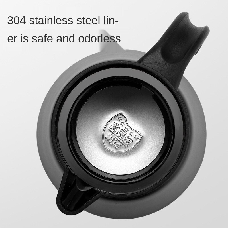 680/880Ml Waterkoker Koffie Pot Geïsoleerde Fles Water Drukken Soort Roestvrij Staal Thermische Isolatie Thermoskan Waterkokers Jug