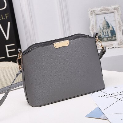 Beibaobao Shoulder Crossbody Bags Handbags Ladies Party Bag Candy Color Women: light grey