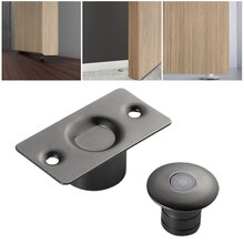 Brass Door Stopper Doorstop Closer Closure Magnetic Invisible Door Holder Block Heavy Duty Stops Floor Furniture Hardware 5-21mm