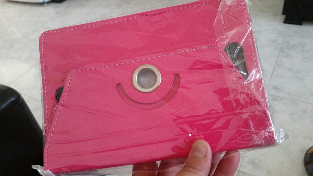Universal Leather Case For Prestigio Muze 4231 3231 3831 3861 3871 5001 5011 5021 3G 4G 10.1 Inch Tablet PC: rose red