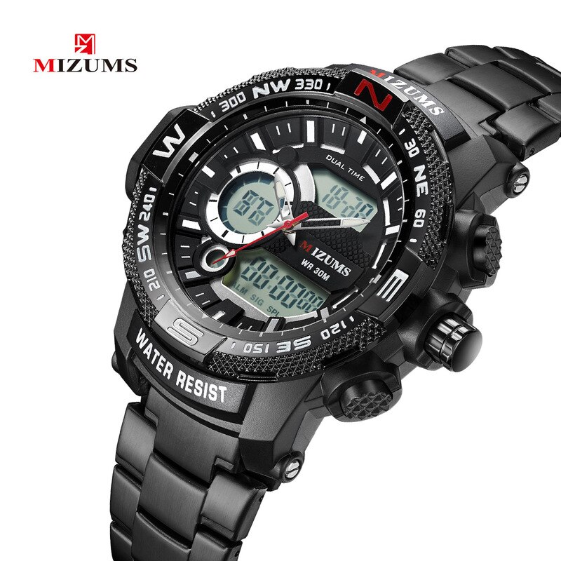 Ure mænd vandtætte elektronisk led digitalt ur mænd udendørs herre sport armbåndsure stopur relojes hombre
