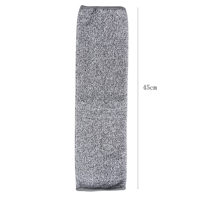 1PC Household Safety Arm Sleeve Anti Cut Puncture Proof Guard Bracers Gradening Protector Work Arm Cover Protective Glove: Straight 45