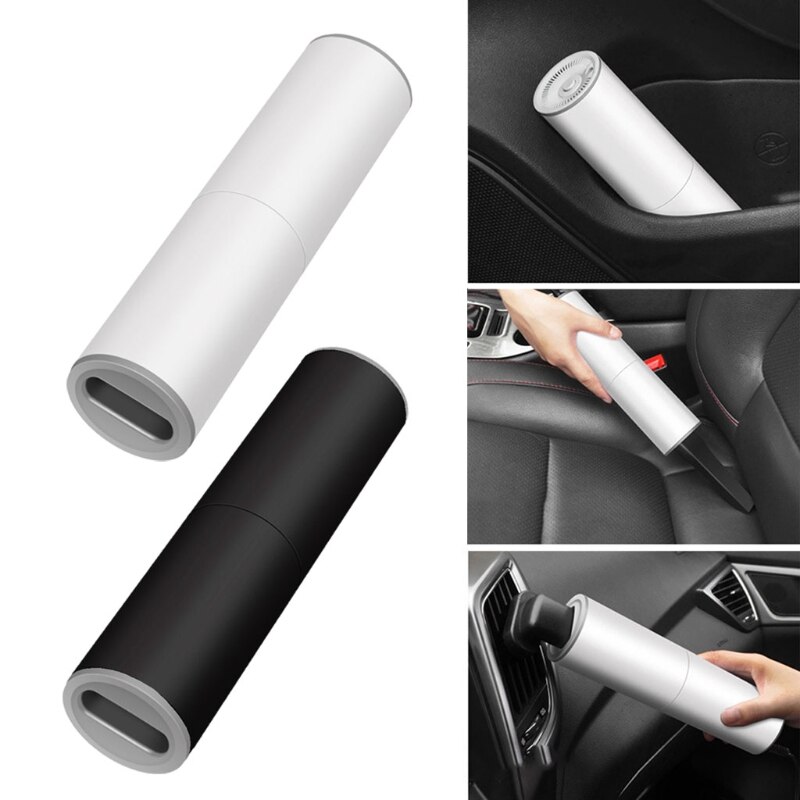 120W Cylinder Shape Mini Handheld Auto Vacuum Cleaner Wet and Dry Dual Use Powerful Suction Vacuum Cleaner For Car