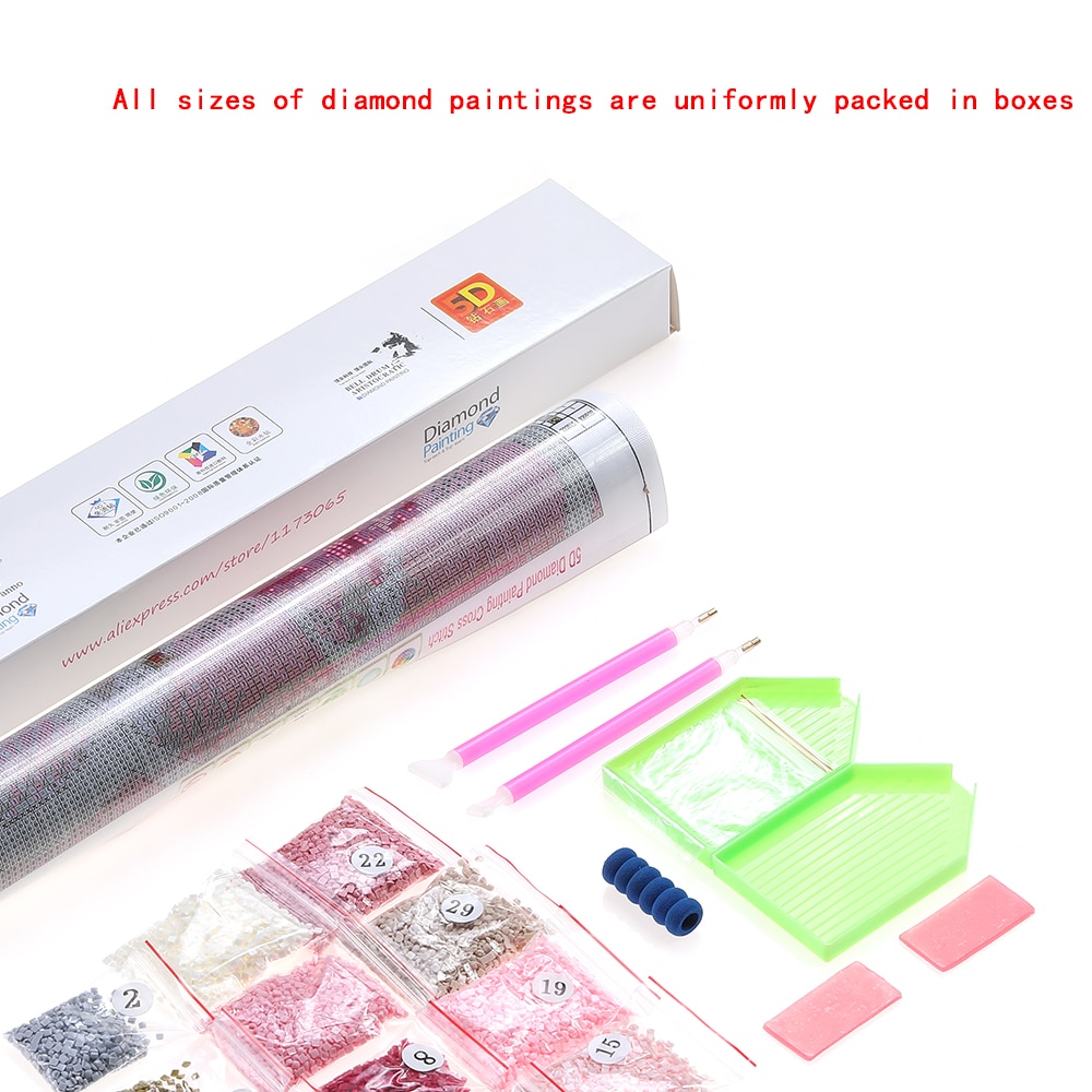 GoldenPanno 5D DIY full Square drill Diamond painting Cross stitch Castle Diamond embroidery Rhinestone Mosaic Home Decor