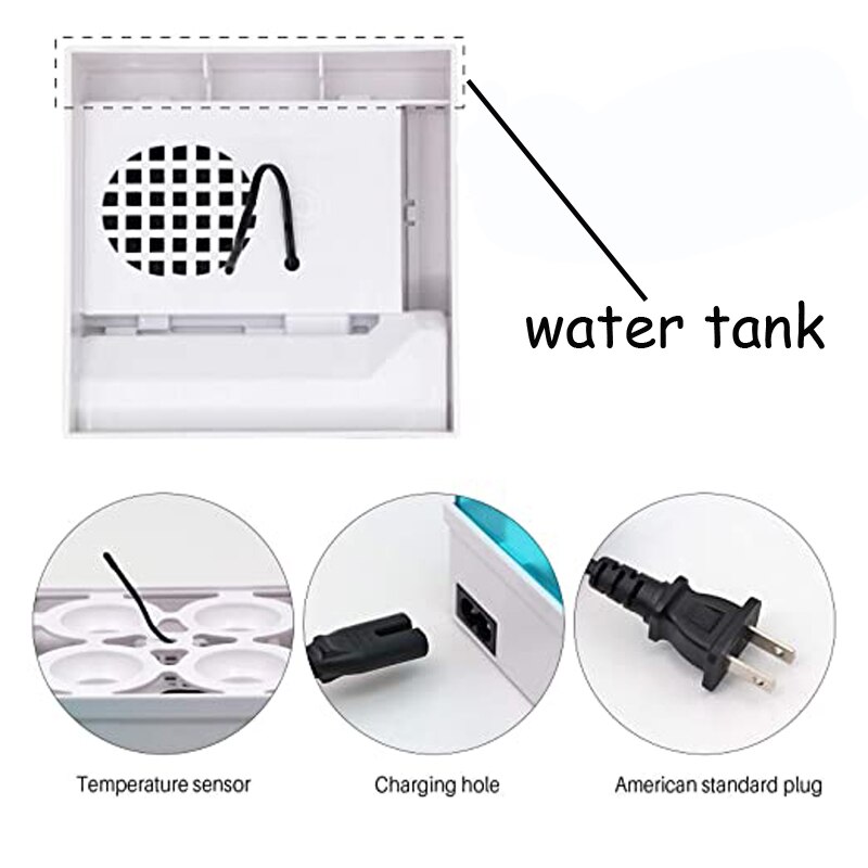 4 kpl munahautomo hautomo mini digitaalinen lämpötila brooder farm brooder viiriäinen muna hautomo hautomo laitteet lapsille