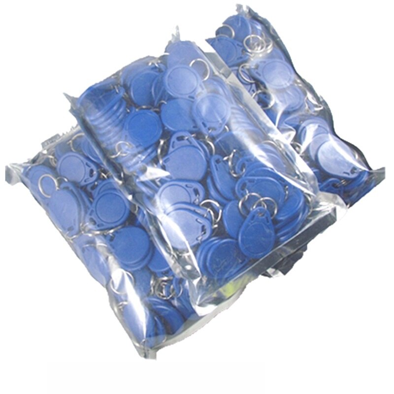 1Pcs 125KHz T5577 Rewritable Writable Rewrite RFID Programmable Keyfob Rewritable Key Finders Keychain for Copy EM4100