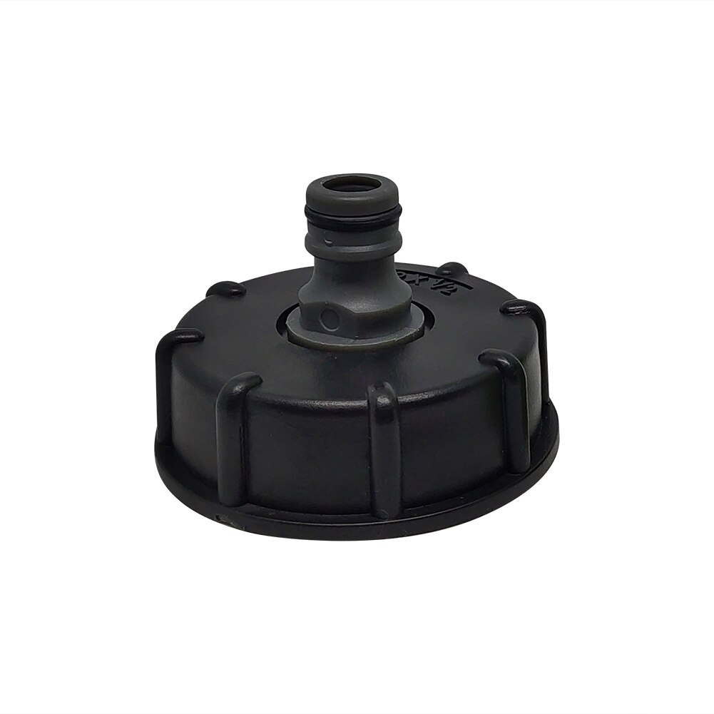 1000L IBC Tank Adapter Plastic IBC Tote Tank Connector Fitting Ton Barrel Accessories Black: J