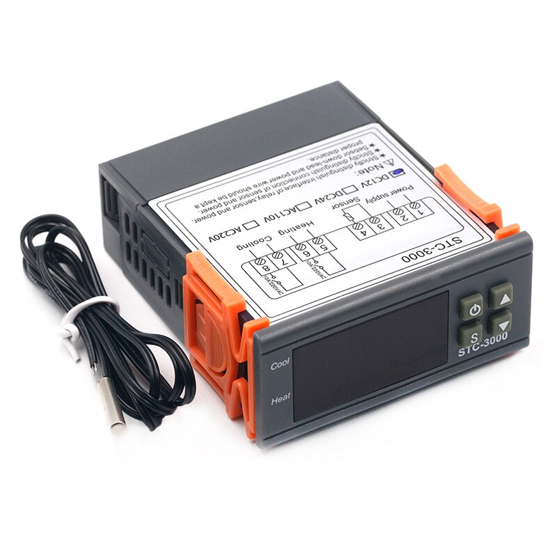 STC-1000 STC 1000 LED Digital Thermostat for Incubator Temperature Controller Thermoregulator Relay Heating Cooling 12V 24V 220V