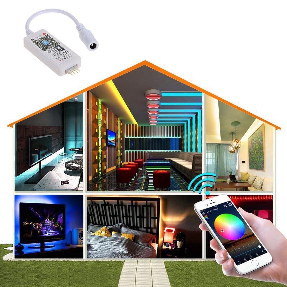 Wifi Controller for LED Strip Light RGB DC5-28V
