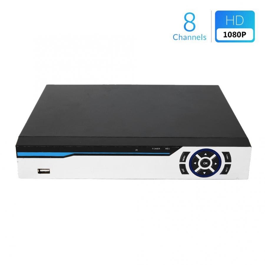 8CH CCTV Network Video NVR Recorder Hard Disk 5MP/4MP/1080P/720P 100-240V for ONVIF