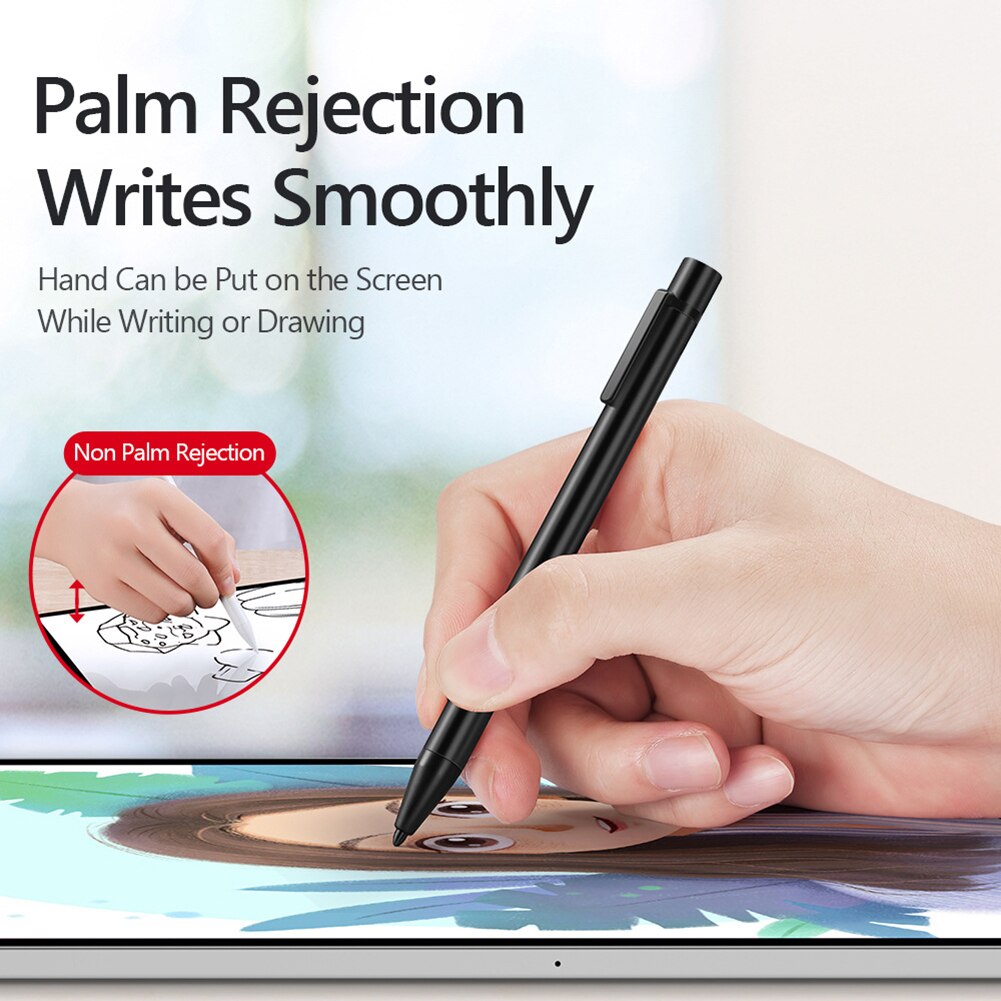 Capacitieve Scherm Stylus Pen Touch Smart Potlood Voor Ipad Air Mini 5 (Zwart)
