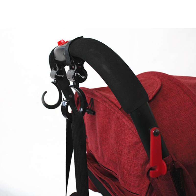 2 stk/parti baby klapvogn krog taske håndtag gribe barnevogne bil tilbehør kroge rotere 360 bugaboo yoya plus babyzen yoyo tilbehør