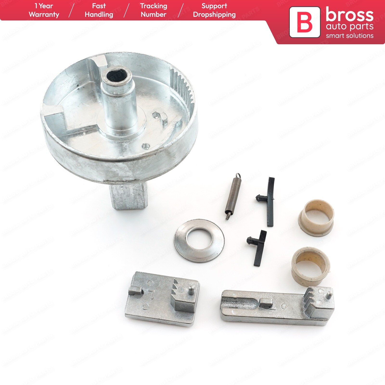 Bross BGE15 bracciolo parte di riparazione staffa di chiusura lato braccio sinistro per Mercedes Vito Viano W639 velocista MK2 VW artigiano