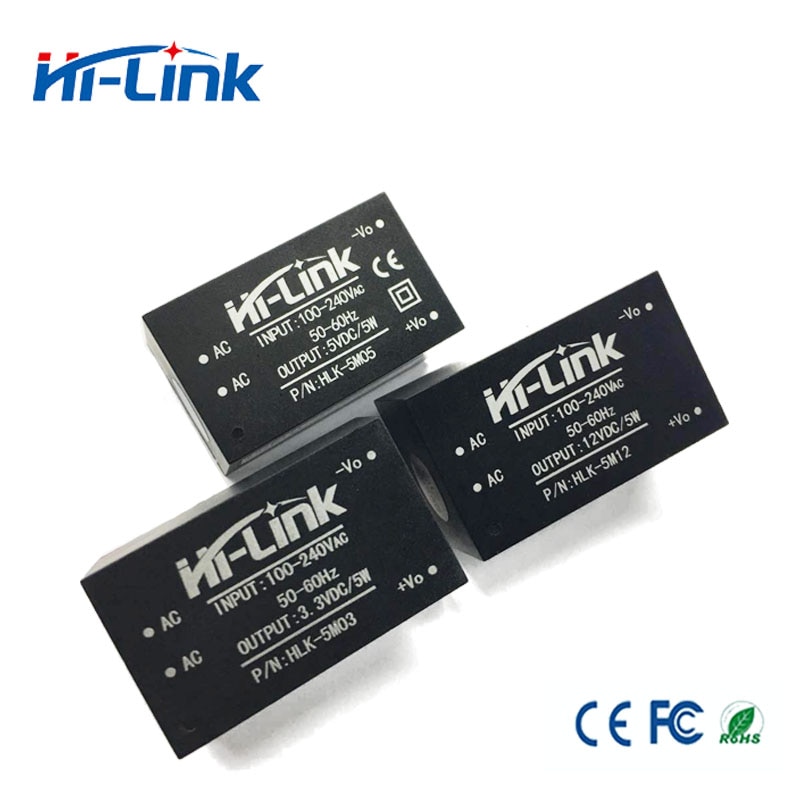 Frete grátis 5 pçs/lote 5V 1A HLK-5M05 220V AC DC comutação isolada power module módulo de alimentação de automação residencial inteligente