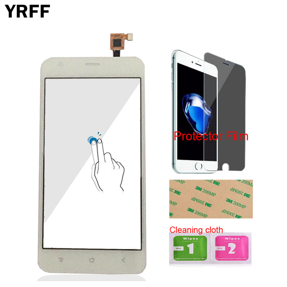 5,0 ''frontal del teléfono móvil de pantalla táctil de cristal digitalizador de Panel Senosr para BlackView A7 A7 Pro herramientas + Protector de película adhesivo