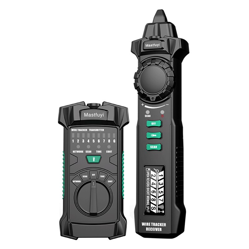 Mastfuyi Network Cable Tracker RJ11/RJ45/Cat5/Cat6 Telephone Wire Tracer Toner Ethernet LAN Tester Detector Line Finder