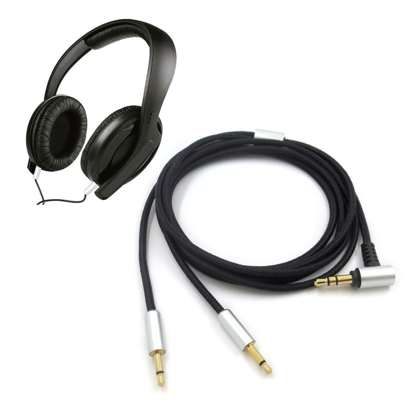 1 Pc Vervanging 3.5Mm Naar 2.5Mm Koptelefoon Kabel Voor Sennheiser HD202 HD477 HD497 Headset Audio Cord Met Tuning functie