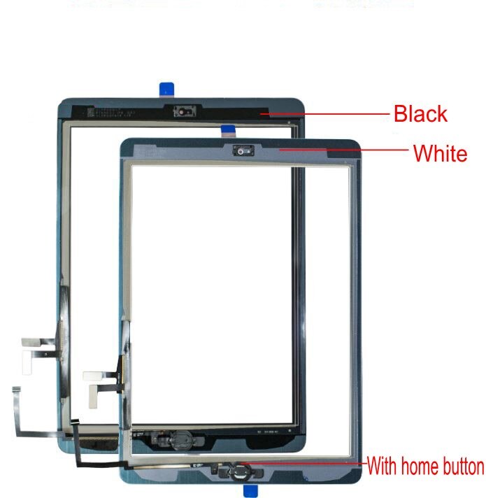 Recambio de pantalla táctil para iPad 5 Air 1 A1474 A1475 A1476, digitalizador con herramientas y adhesivo, 1 Uds.