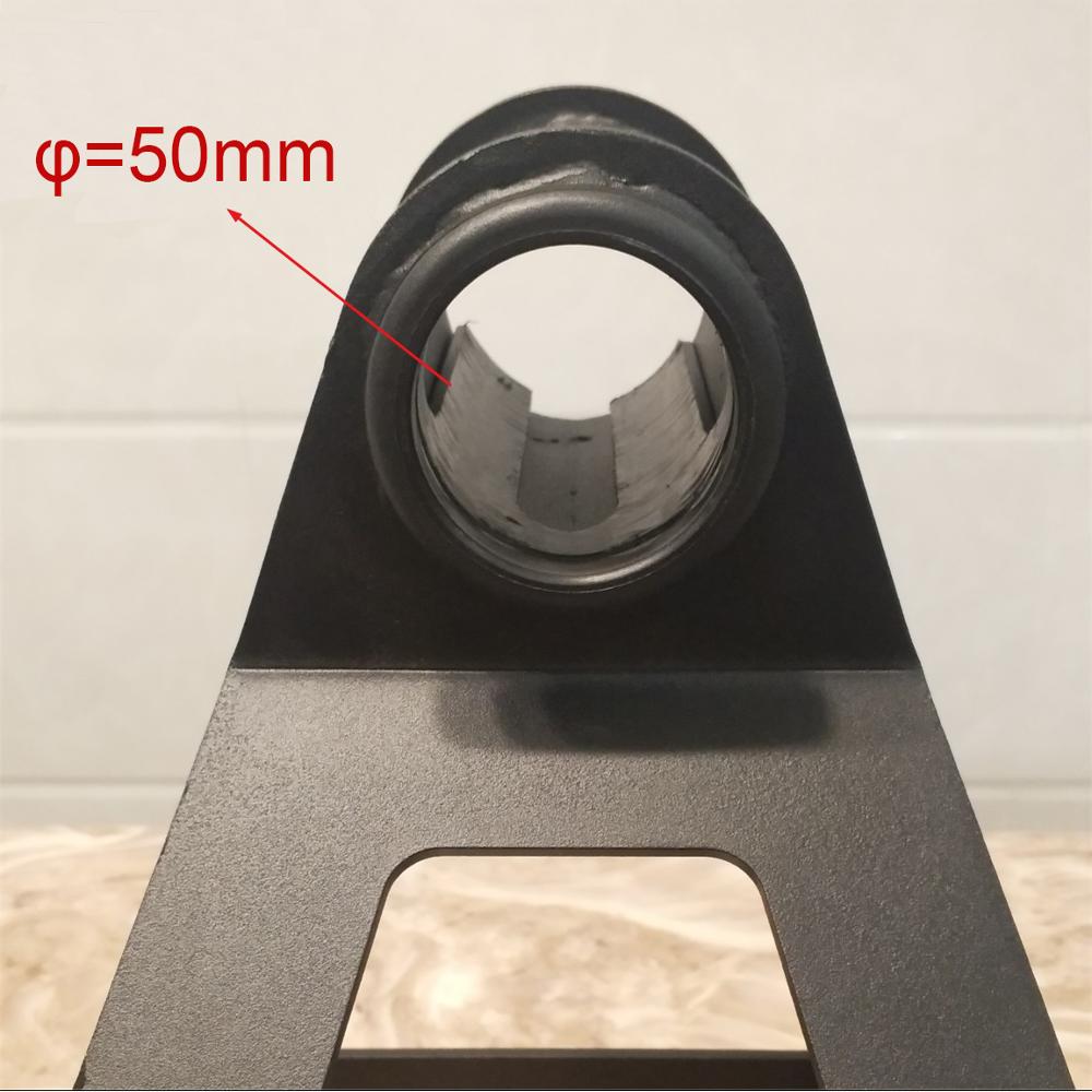 Home Gym Fitness Barbell Attachment For Deadlift Squat Workout V-Bar Core Strength Trainer Weight Lifting Handle Rowing Bar Rod