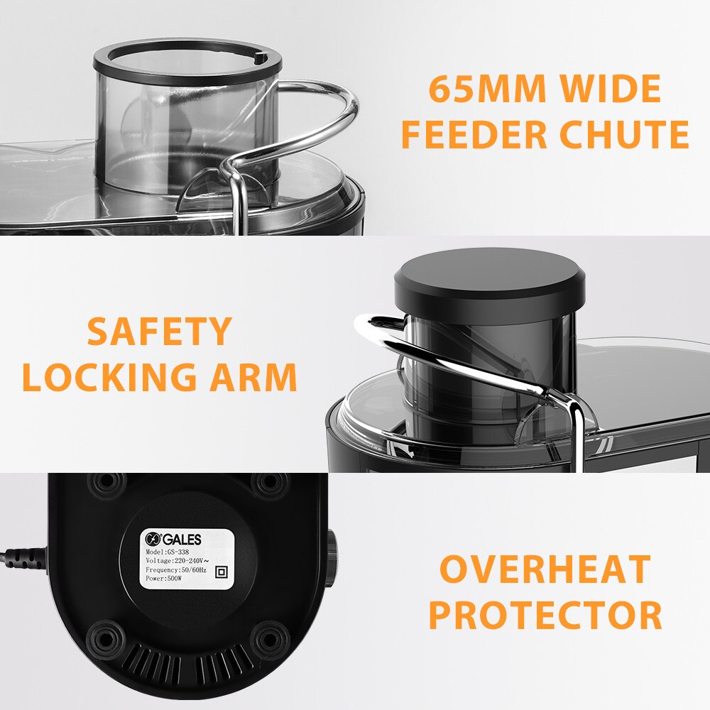 Juice Extractor Electric Juicer 400ML Adjustment Juicers Fruit Vegetable Food-Blender Mixer Extractor Machine #LR4