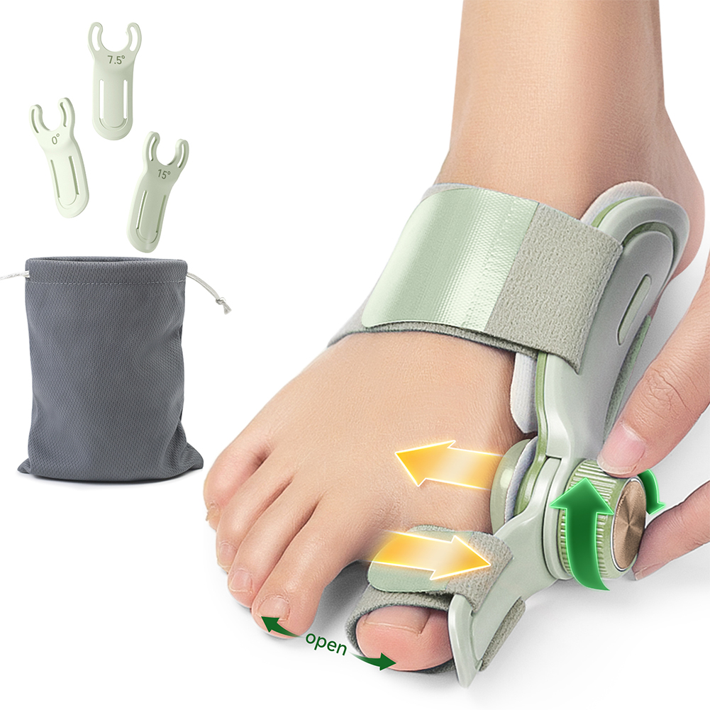 1pc Fußpflege Ballen Korrektor ortho pä dische Ballen Schiene für Hallux Valgus Knopf Korrektur Glätte isen für sterben Fußpflege: dunkel khaki