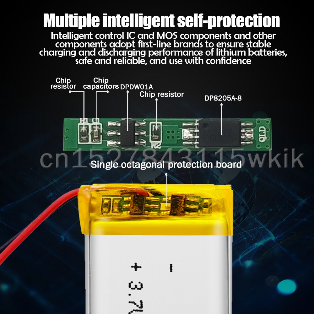 302323 032323 3.7V 160Mah Lithium Polymeer Oplaadbare Batterijen Voor Gps MP4 Led Smart Horloge Bluetooth Headset Li-po Li Ion Mobiele