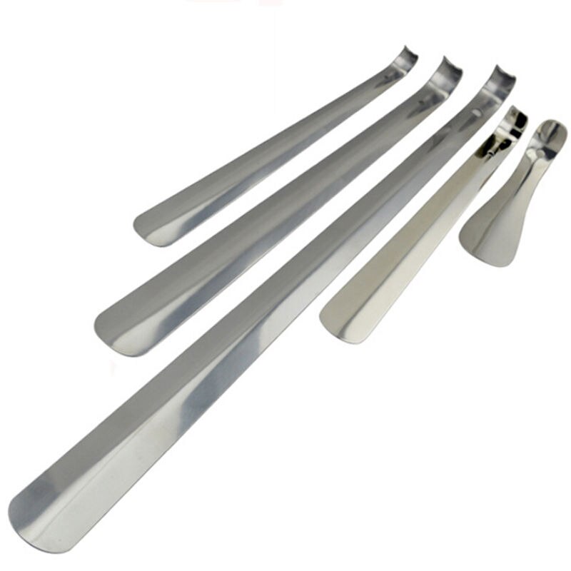 16/30/45/52/58cm Durable Stainless Steel Shoe Horns Easy Handle Shoe Horn Spoon Shoehorn Shoe Lifter Tool