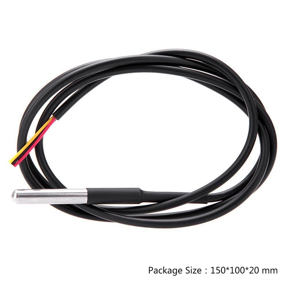 DS18B20 Waterproof Digital Temperature Sensor Thermistor Thermal Cable 5pcs Essential Accessories