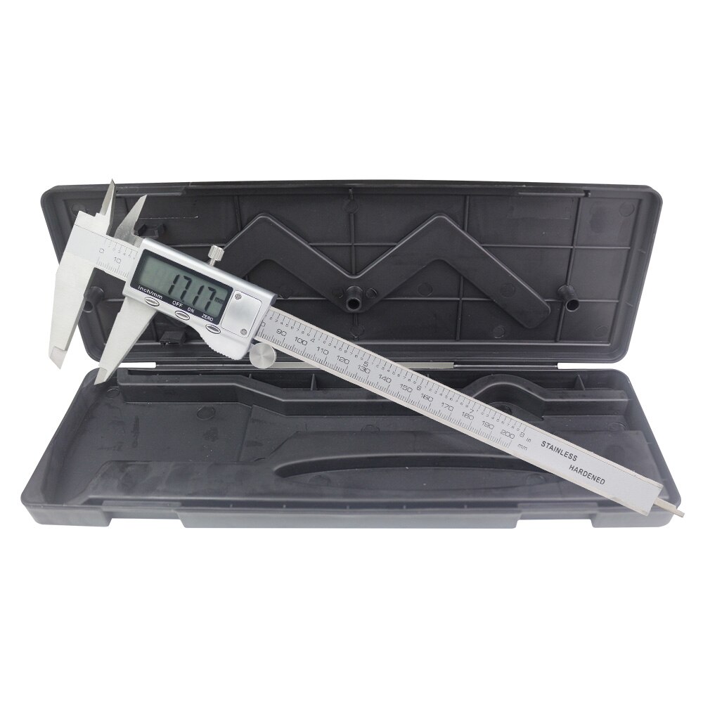 6" 150mm 8'' 200mm Stainless Steel Digital Caliper Electronic Micrometer Vernier Calipers Measuring Tool