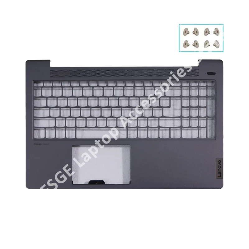Case For Lenovo Ideapad 5 15IIL05 15ITL05 15ARE05 15ALC05 LCD Back Cover Front Bezel Hinges Palmrest Bottom Case: dark green