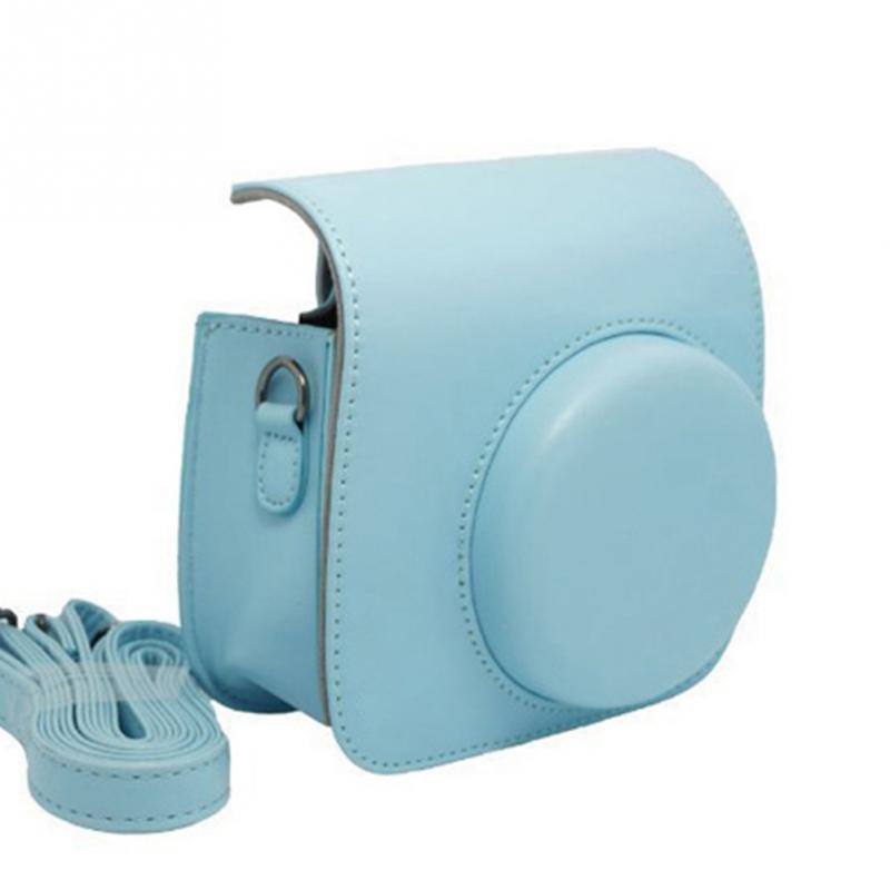 Classic Vintage Leather Camera Strap Bag Case Cover Pouch Protector Voor Polaroid Camera Voor Fuji Fujifilm Instax Mini 8: E