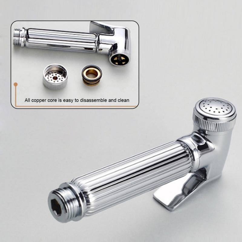 1 Pc Thuis Wassen Bidet Sproeier Set Accessoires Hand Held Installeren Abs Pet Wc Badkamer Douche Luier Cleaning Hose houder