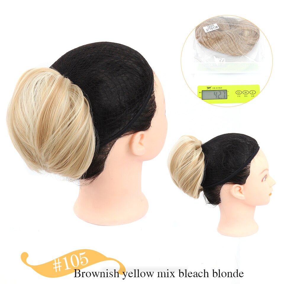 Extension de cheveux tousleo pour femmes | Extension de cheveux, queue de cheval avec bande de caoutchouc élastique, pour chignon: 105