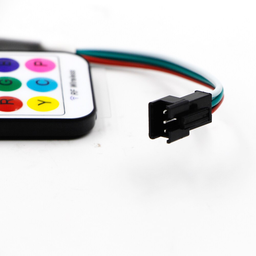 SP104E 17Key RGB Wireless Remote Mini RF LED Controller For WS2812 WS2811 Dream Color 5050 LED Light Strip light DC 5V 12 24V