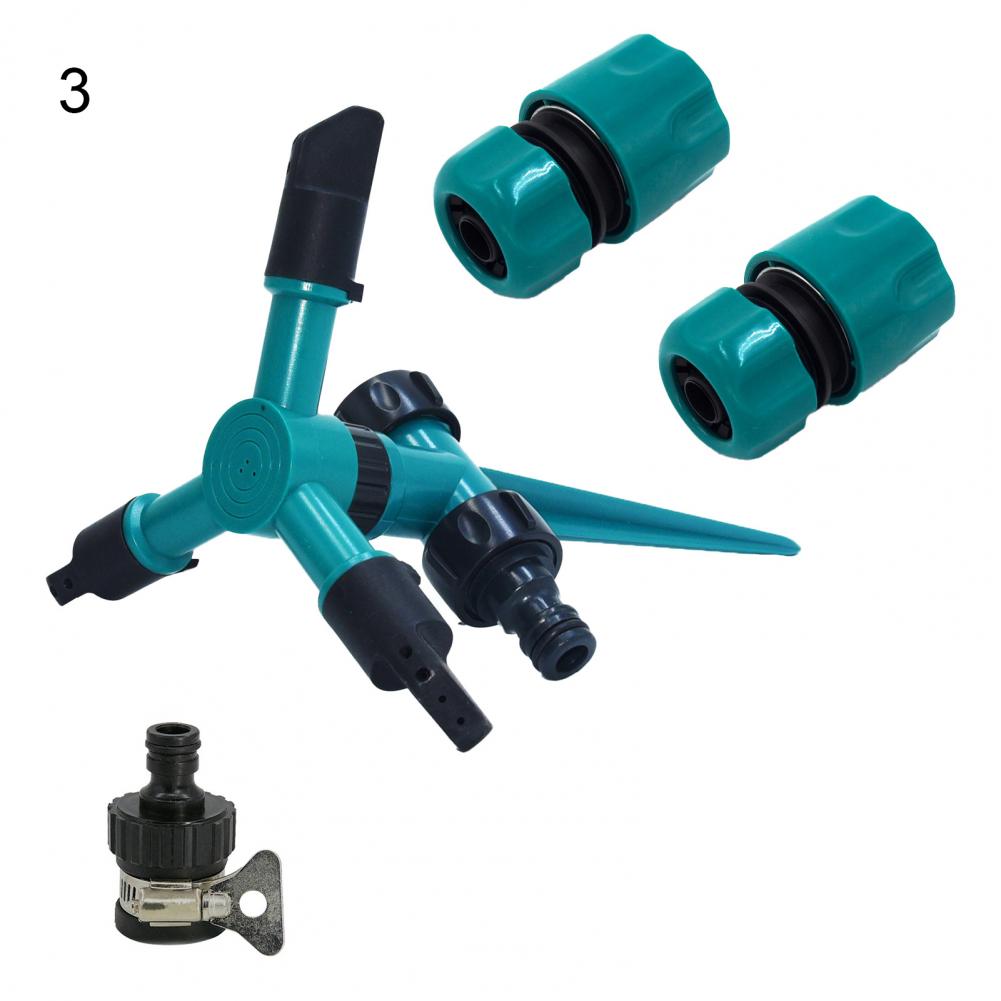 1 Set Water Sprinkler Tool Stable Leak Free Gardening Sprinkler Plastic Sturdy Multi-angle Structure Water Sprayer for Lawn: 3